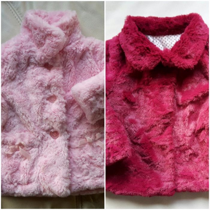 r. 80/86 futerko przejściowe kożuszek Young Dimen. RÓŻOWY BORDO