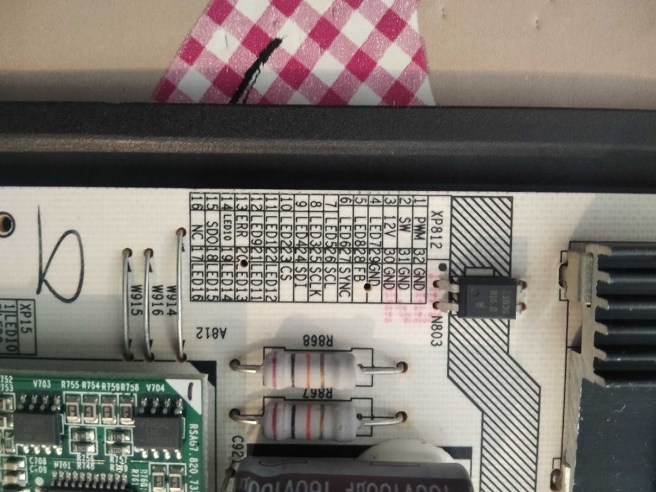 Placa Fonte de Alimentação Hisense referencia RSAG7.820.7474/ROH