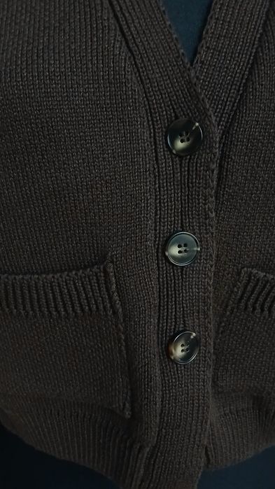 Кардиган колір шоколад,one size або xs -s