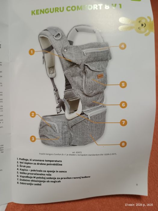 Продам кенгуру-рюкзак в гарном стані