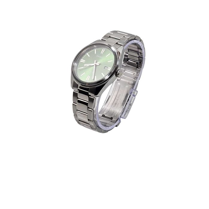 Zegarek Casio 2784 MTP-1302P zielona tarcza grawer