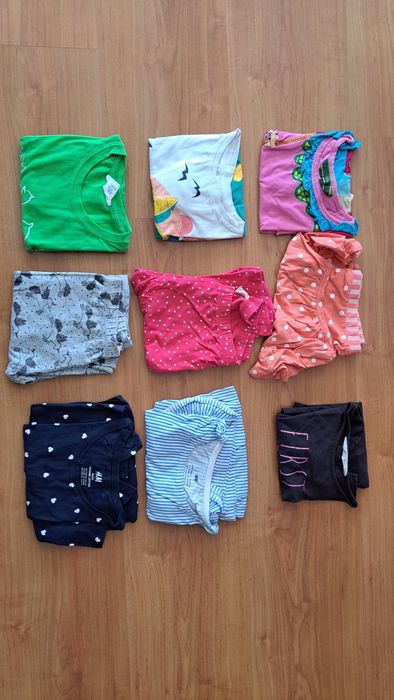 Roupa de Menina de Verão de 5 anos (9 peças)