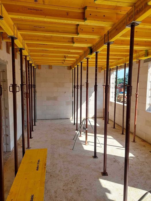 Szalunki stropowe stemple metalowe budowlane podpory najem stempli