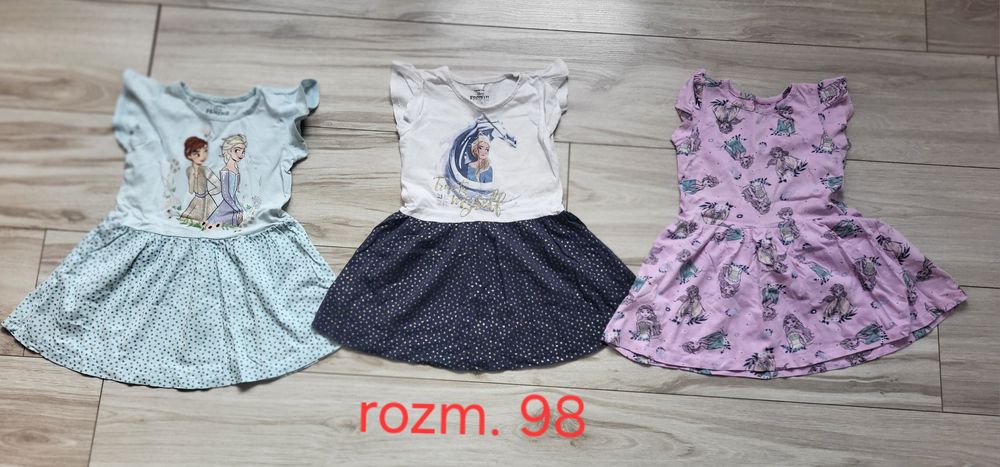 Sukienki elsa kraina lodu rozm. 98