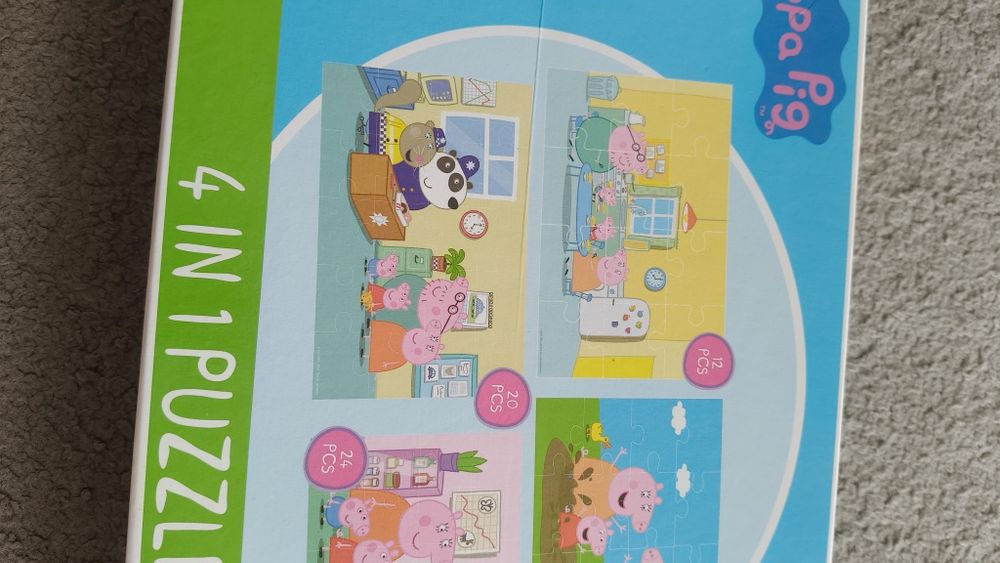 Puzzle Peppa Pig 4w1