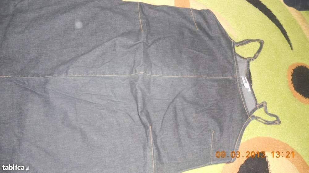 sukienka ciążowa jeans firmy MAMA rozm. ok 42 L