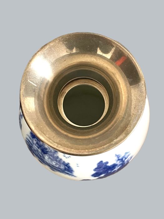 Jarra porcelana e prata 925 companhia das indias cantão