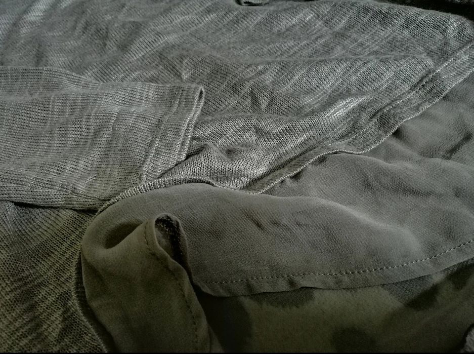 Bluzka z długim rękawem Orsay, Tył ze wstawką z innego materiału