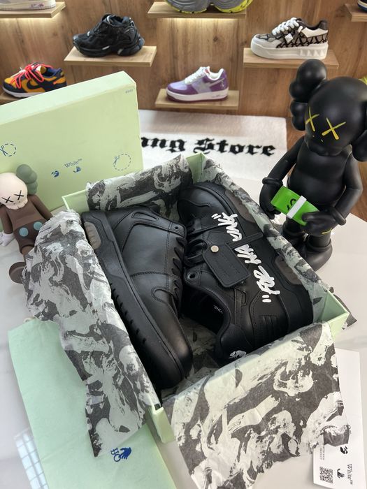 Кросівки OFF-WHITE Out Office “For Walking” Black Logo