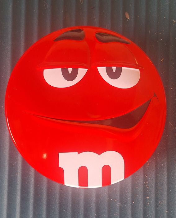 Caixa Metálica M&M's vermelha
