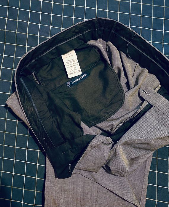 Fato de lã Giovanni Galli cinzento