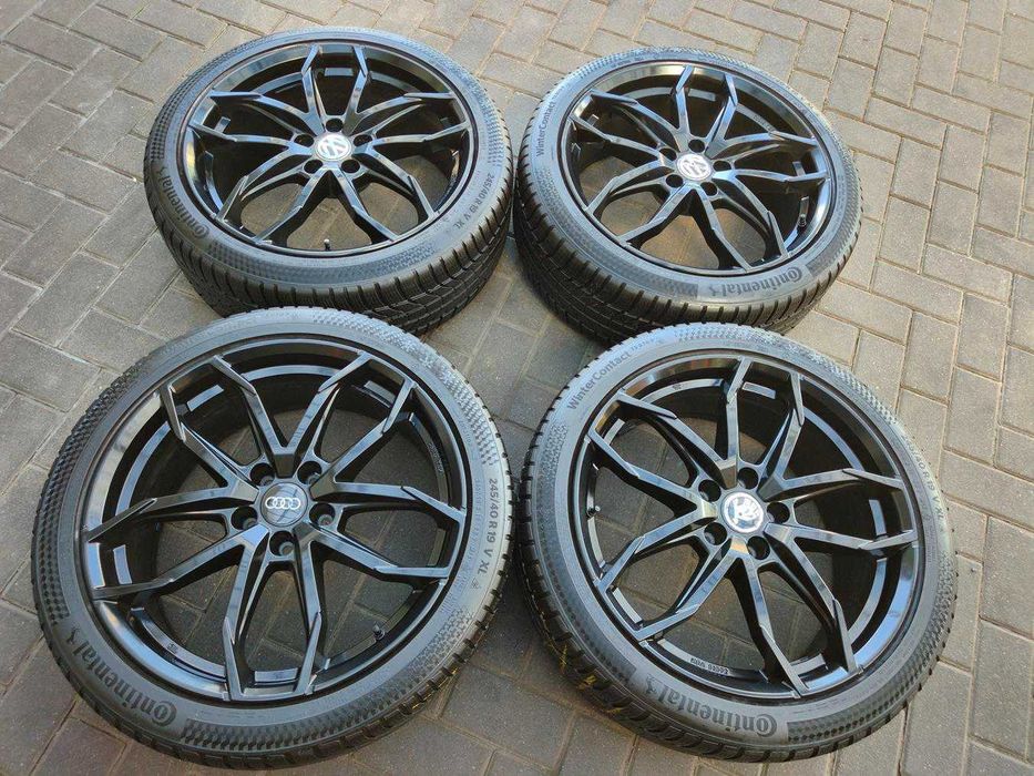 5x112 Koła Zimowe Alufelgi R19 VW Arteon Passat B8 B9 AUDI A4 B8 B9 A5 A6 C6 Skoda Superb Cupra FORMENTOR ET40 245/40 Continental 5mm 2021r Opony 4szt