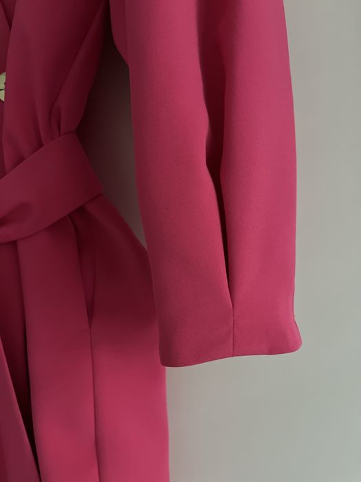 Sukienka zapinana FUKSJA rozm. S