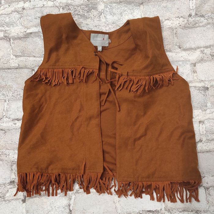 Костюм індіанця , индейца, коричневий жилет