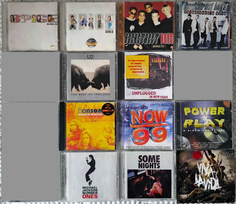 Conjunto de CDs originais