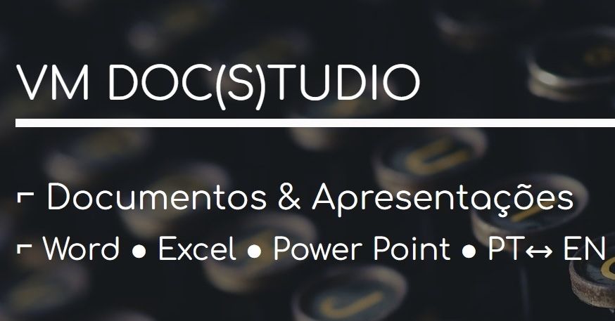 Apoio formatação e organização documentos