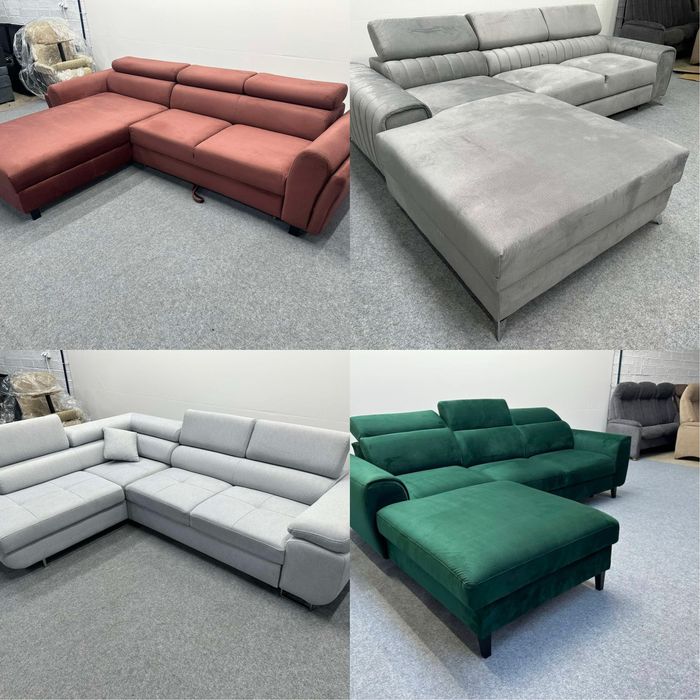 Naroznik kanapa fotel lozko