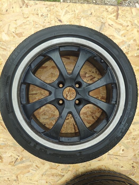 Jantes 17" 4 furos + pneus 235/40 R18 - conjunto 4 unidades