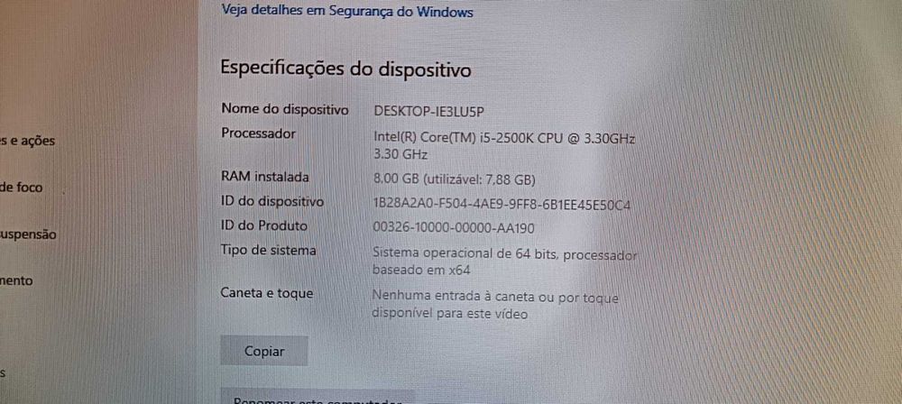 PC Desktop SSD | Intel i5 3.30GHz | 8GB RAM Ideal para Estudo/Trabalho