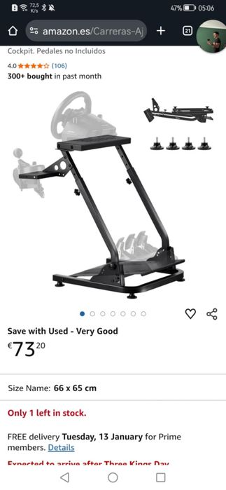 Volante Logitech e suporte para o mesmo