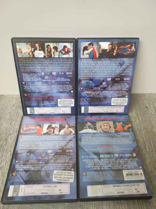 Coleção Super Homem (4 filmes com Cristopher Reeves)