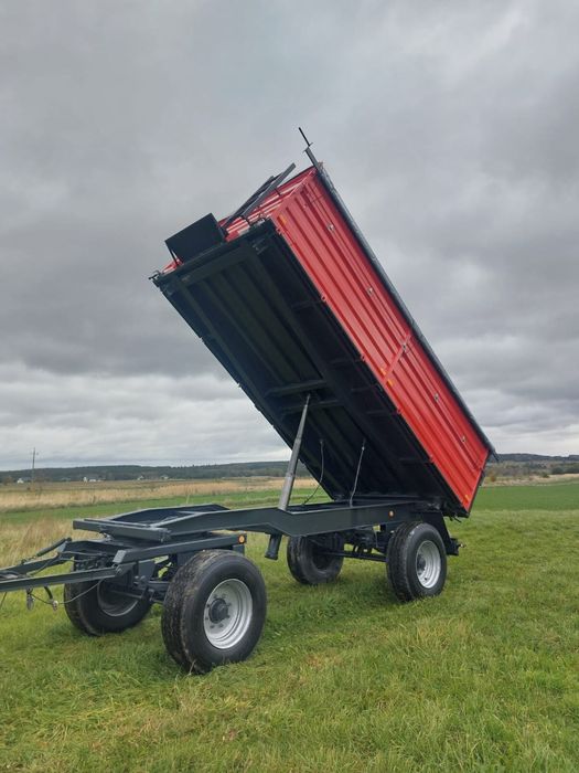 ITAS  przyczepa rolnicza DMC 18T (TON) wywrot na kulach 3str LED