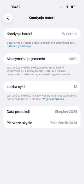 iPhone 16 PRO 256GB Tytan, kondycja 100%