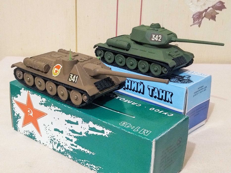 Танк Т-34 CCCP M 1:43 Танк СУ-100 СССР М 1:43