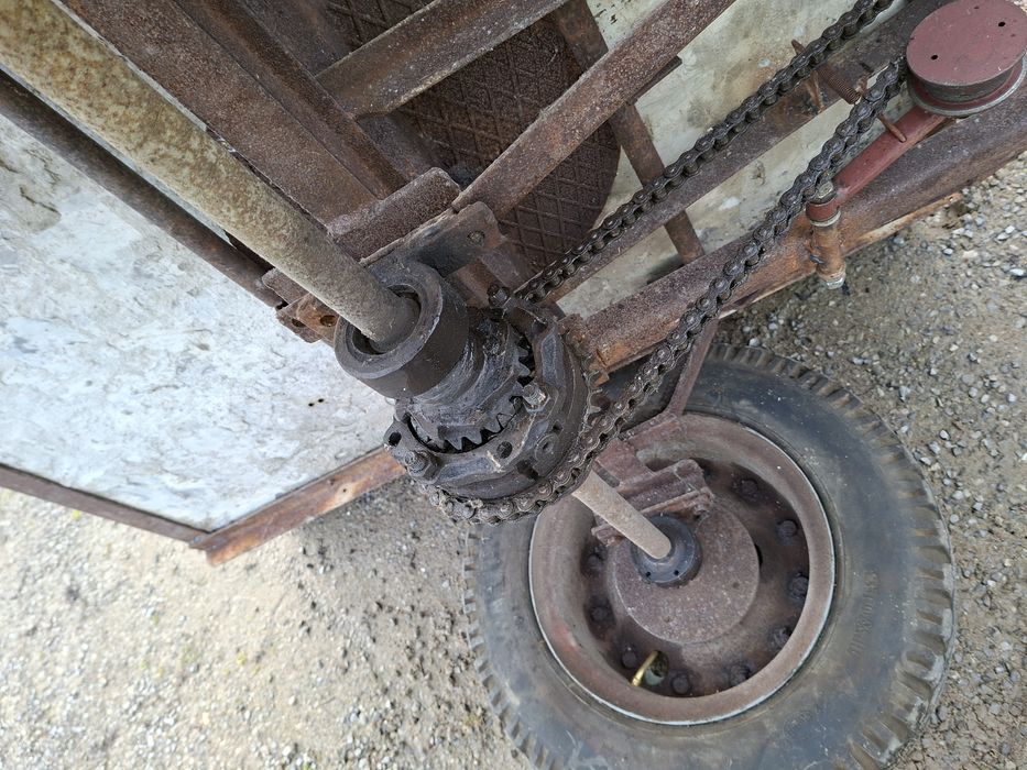 Naped trojkolowca silnika wsk 125 trajka kola kpl