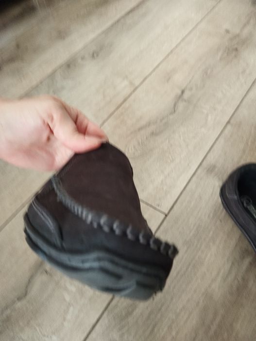 Nowe Skórzane mokasyny loafersy męskie 40