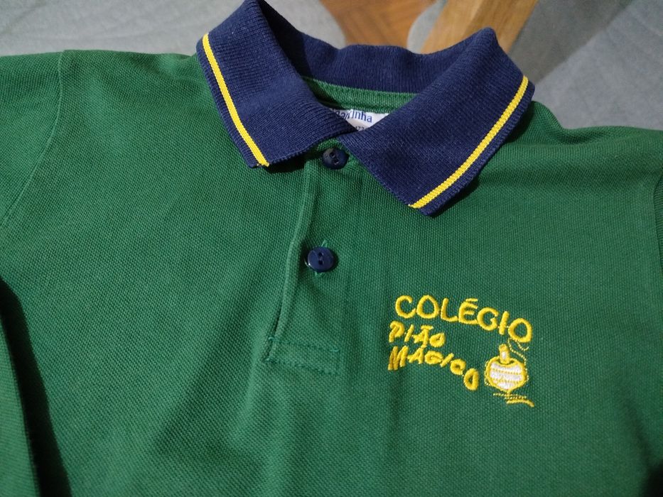 4 Polos manga comprida, Pião Mágico. 6 anos