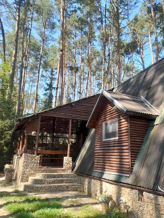 Wynajem Radzyń Sława  domek nad jeziorem Leśna Chatka 8-11 osób