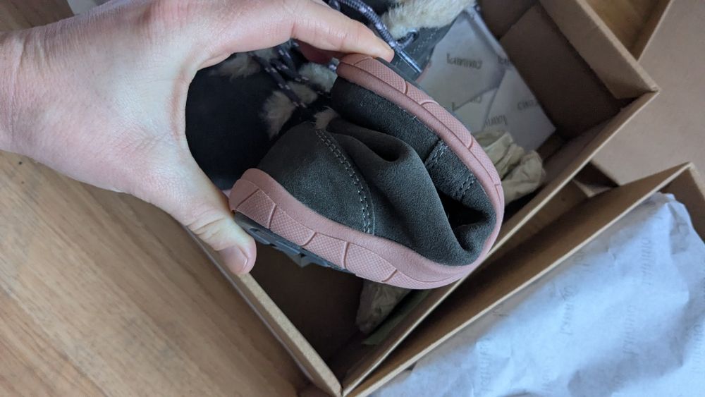 Kozaki skórzane barefoot  bliźniaczki