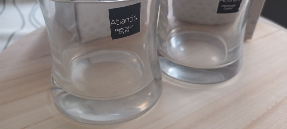 Copos de cristal marca Atlantis