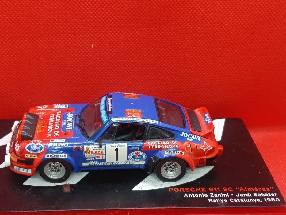 Miniaturas 1:43 Porsche de Ralies  novos, 9 diferentes