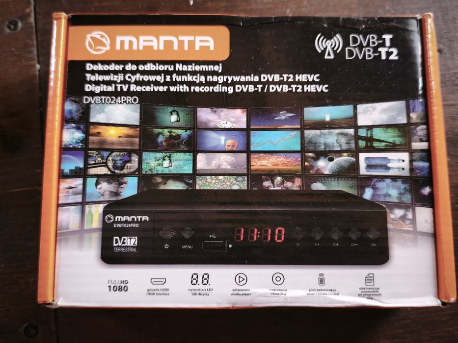 Dekoder tv Manta DVB-T DVB-T2