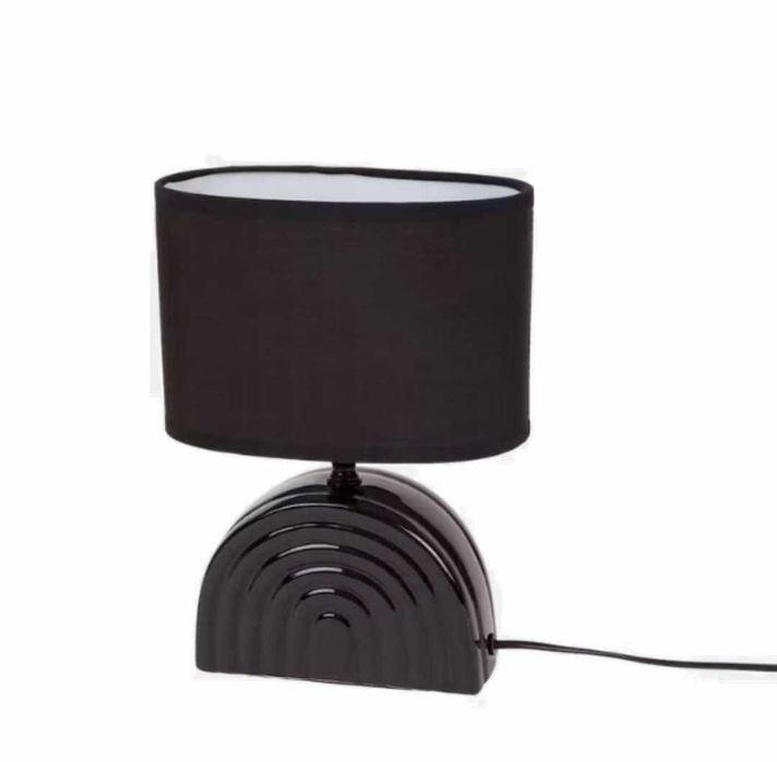 Glamour Modern LAMPA STOŁOWA Nocna Ceramiczna 19.5 x 27 cm