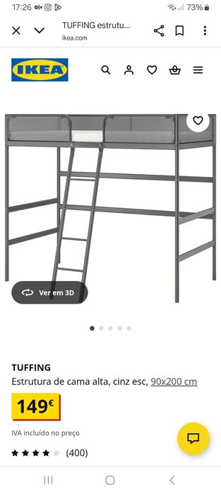 Beliche alto ikea