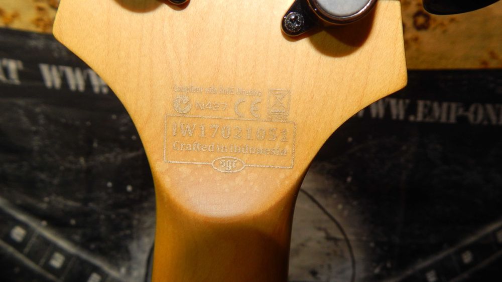 Schecter Demon-6,`17, Indonesia. Stainless Steel Frets.