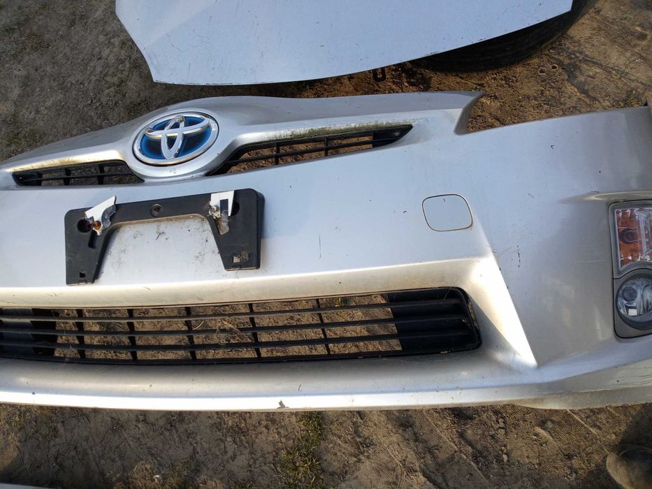 TOYOTA PRIUS III 09-11 zderzak przód MASKA BŁOTNIKI kolor 1F7