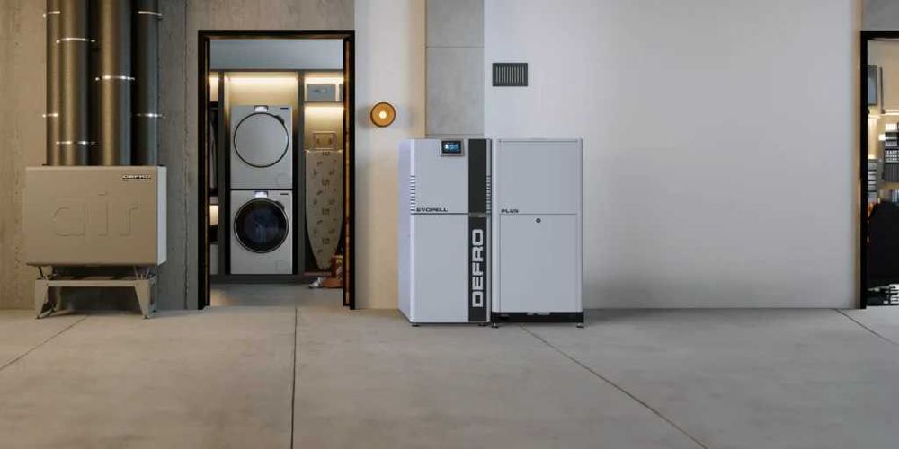 Kocioł DEFRO EVOPELL PLUS 15kW na pelet - Prawy