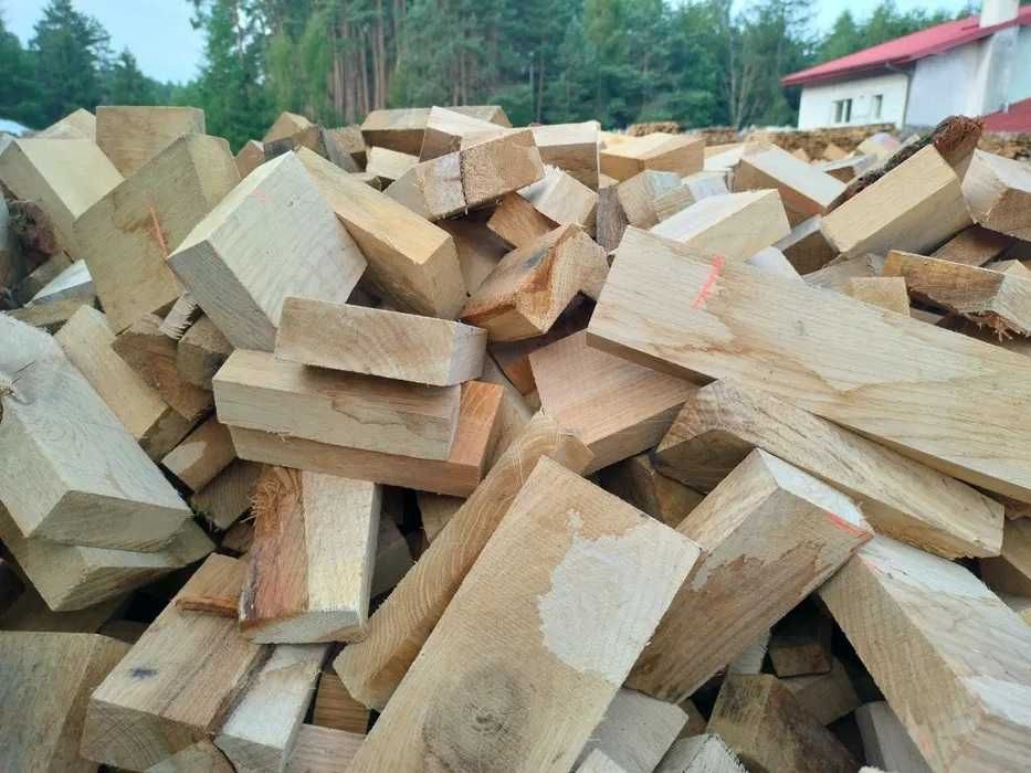 drewno opałowe dąb kawałki suche m3