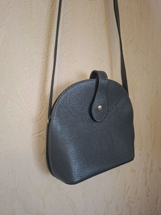 Сумка шкіряна, крос-боді, маленька, 18х22