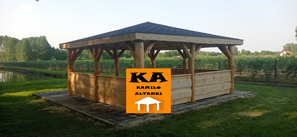 Altanka, Altana, Altanki, Altany na grubym balu ogrodowe