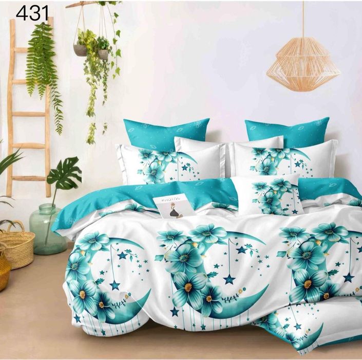 Постельное белье на кровать Фланель байка 4 наволочки Постіль байка