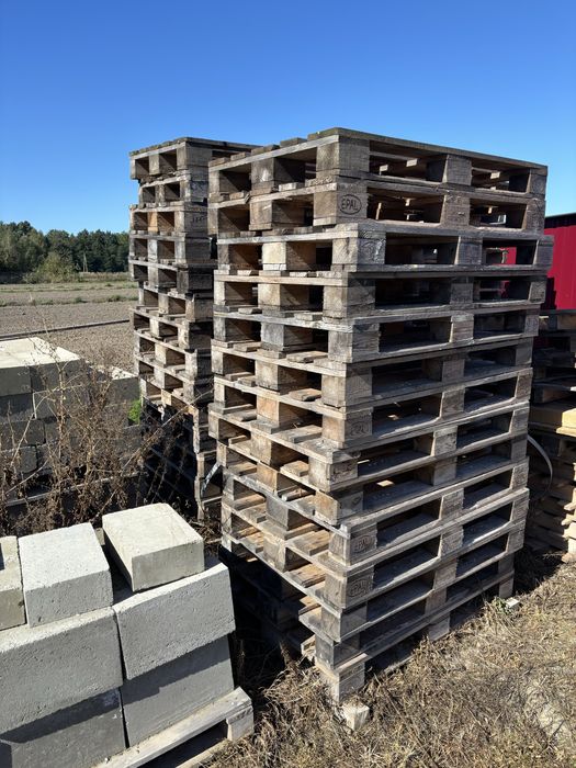 Euro palety 120 x 80 cena 20 zł zwykłe jednorazowe 10 zł