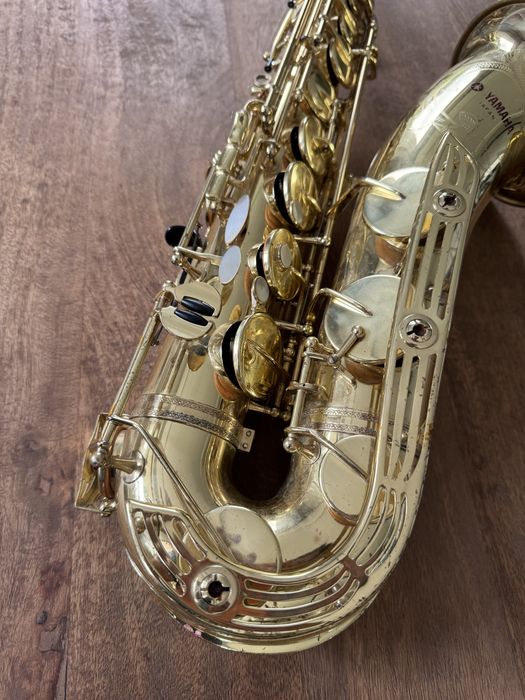 Saksofon tenorowy Yamaha YTS-61 purple logo po serwisie
