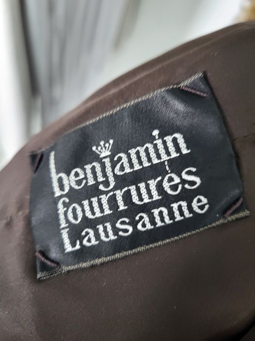 Швейцарська шуба з натурального хутра benjamin fourrures lausanne