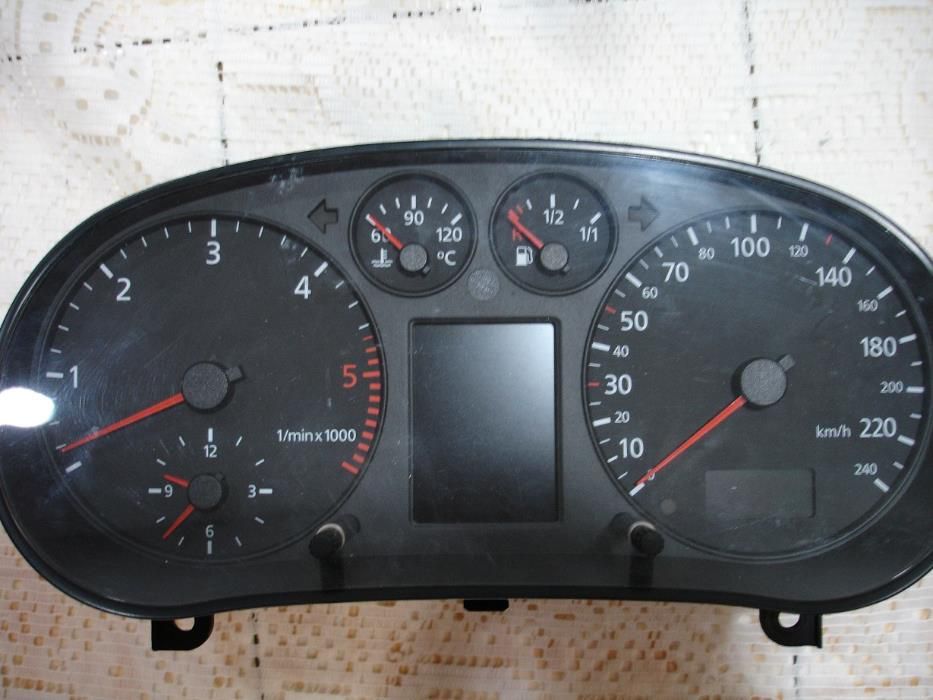 Quadrante painel instrumentos audi a3 8l tdi com computador bordo-raro