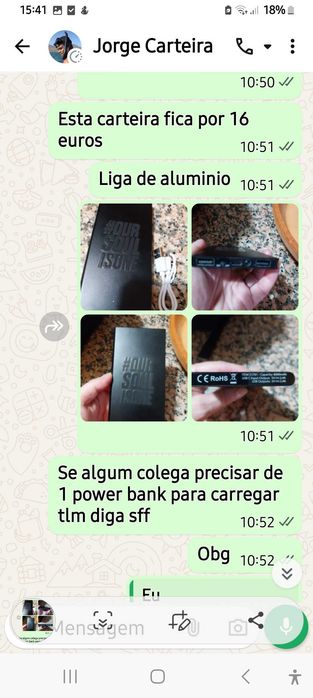 Power bank novo 8000mpa